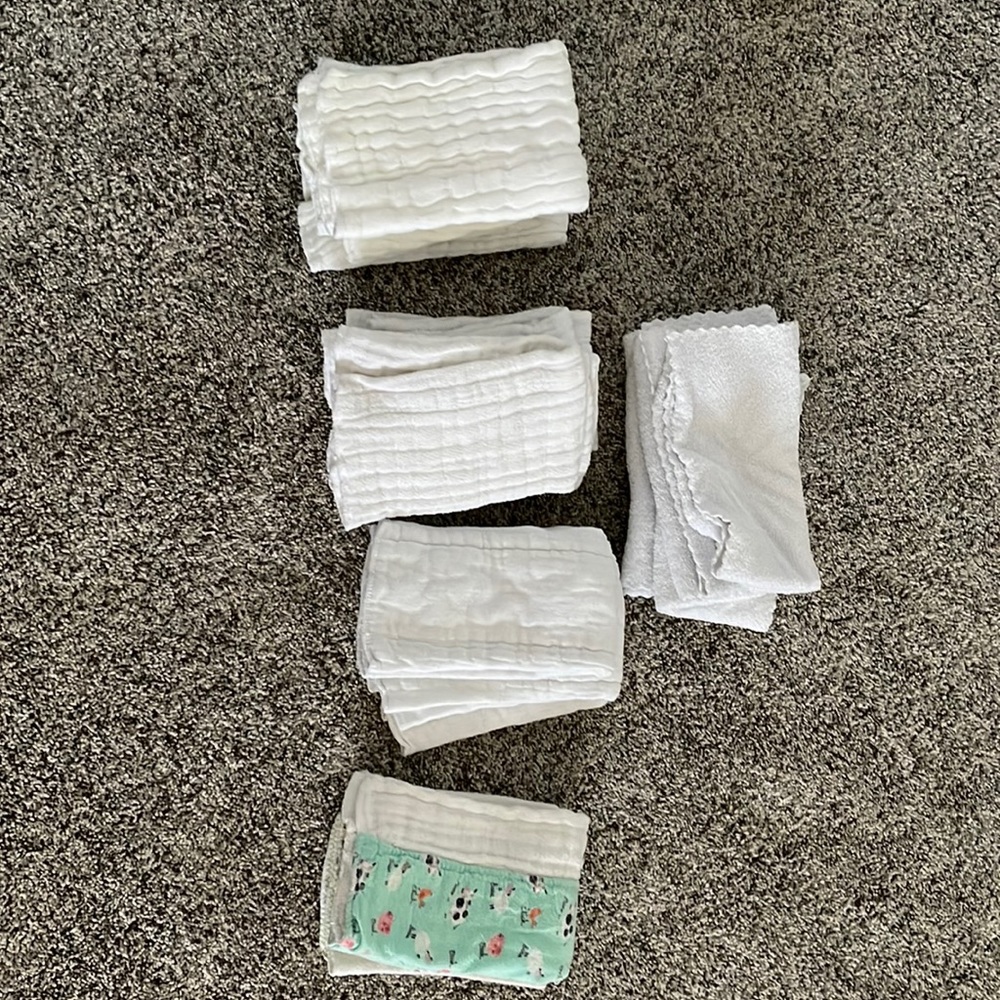 20 cloth diapers